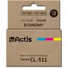Image de Actis Encre Kc-511r (remplacement De La Canon Cl-511 ; Standard ; 12 Ml ; Couleur)