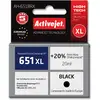 Image de Activejet Encre Ah-651brx (remplacement Hp 651 C2p10ae ; Premium ; 20 Ml ; Noir)