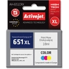 Image de Activejet Encre Ah-651crx (remplacement Hp 651 C2p11ae ; Premium ; 18 Ml ; Couleur)