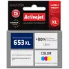 Image de Activejet Ah-653crx Encre Pour Imprimantes Hp; Remplacement Hp 653xl 3ym74ae; Premium; 320 Pages; Couleur