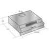Image de Hotte encastrable akpo - modèle standard 50 cm - éclairage ampoule 40W - filtre à graisses en aluminium