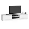 Image de Akord Furniture Factory Op0lrtvclp160bia Support Tv Et Centre De Divertissement 2 Étagères