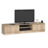 Image de Akord Furniture Factory Op0lrtvclp160son Support Tv Et Centre De Divertissement 2 Étagères