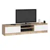 Image de Akord Furniture Factory Op0lrtvclp160sonbia Support Tv Et Centre De Divertissement 2 Étagères
