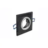 Image de Spot de plafond - BRILLANTE - Encastrable - Verre - Noir - 50W - 9x9 cm