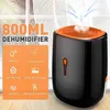 Image de Déshumidificateur Élèctrique Domestique Portable et Silencieuse Sécheur dAir 800ml Haute Qualité