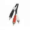 Image de Câble Audio Jack Vers 2 Rca Lanberg Ca-mjrc-10cc-0050-bk Noir 5 M