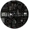 Image de Tapis Gaming Genesis Tellur 300 - Gear Ronde Ø 100 Cm Polyester