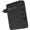 Image de Natec Nuc-2234 Chargeur D'appareils Mobiles Ordinateur Portable, Smartphone Noir Secteur Charge Rapide Intérieure
