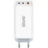 Image de Chargeur Secteur Savio La-07 Gan 65 W, Usb, Qc4.0+, Pd 3.0, Blanc