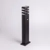 Image de Borne de jardin - EKOLIGHT - SO-60P - Détecteur PIR - Aluminium - IP44 - Noir