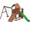 Image de Plateforme de jeux en bois Carol Tour + toboggan + balançoire + rampe