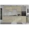 Image de Lassen cuisine complete l 300 cm avec demi-colonne four et hotte - décor chene sonoma LASSNEW300SO