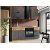 Image de Cuisine complète rock l180 cm - 5 éléments + meuble four - mélaminé décor chene lancelot ROCK180FOUR