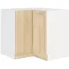 Image de Sara Meuble Bas D'angle - Décor Chene Sonoma - L83xl83xp48xh82cm - Plan De Travail Non Inclus