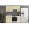Image de Cuisine complete sara 180 cm chene sonoma lineaire 5 elements SARA180