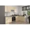 Image de Sara Cuisine Complete Modulable - Angle Réversible - 7 Éléments - Décor Chene Sonoma - L270 X L148 Cm