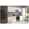 Image de Atlas cuisine complete 8 elements blanc mat decoratif classique l300 ATLAS300NEW