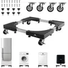 Image de Support mobile pour lave-linge Maclean blocage des roulettes largeur 500-700mm universel jusquà 200kg MC-118 B