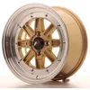 Image de 1 jante alu Japan Racing JR31 15x7.5 ET20 4x100 Gold avec bague 73 1