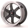 Image de 1 jante alu Japan Racing JR12 17x8 ET35 5x112-120 Glossy Black avec bague 731