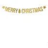 Image de Guirlande Merry Christmas dorée 150 x 10 5 cm - Or