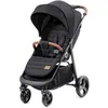 Image de Poussette Kinderkraft GRANDE PLUS jusqu'à 22 kg pliable une main roues amorties dossier allongé Noir