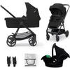 Image de KINDERKRAFT - Poussette combinée NEWLY - 4 roues - Noir
