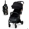 Image de KINDERKRAFT - Poussette canne APINO - 4 roues - Noir