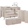 Image de Lit de voyage pliant 3 en 1 - KINDERKRAFT - JOY 2 - Beige