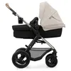 Image de Poussette Kinderkraft MOOV 2 4 en 1 avec siège auto inclus roues amorties travel system jusqu’à 27 kg Gris