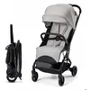 Image de Poussette Canne Kinderkraft INDY 3 compacte dimensions réduites dossier et repose-pieds réglables panier Gris