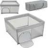 Image de Parc bébé pliant - KINDERKRAFT - ZIKI - Sac de transport inclus - Gris