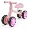 Image de Draisienne Kinderkraft CUTIE FLASH 4 roues LED selle réglable roues EVA ABEC-7 mini vélo enfant Rose