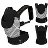 Image de Porte-bébé Kinderkraft HUGGY ergonomique jusquà 20 kg position M coton respirant capuche amovible poche noir