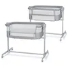 Image de Lit cododo - KINDERKRAFT - NESTEE UP 2 - 2 en 1 - gris clair