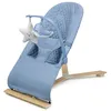 Image de Transat Bébé Kinderkraft MIMI pliable léger dossier réglable 3 positions avec arche de jeux Nordic Breeze