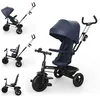 Image de Tricycle évolutif 6-en-1 - KINDERKRAFT - ASTON 2 PLUS - Siège 360° CLICK & TWIST - Pédales roue libre - Poignée parentale réglable