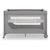Image de Lit parapluie Kinderkraft LEODY UP lit voyage parc bébé pliable matelas 114x60 cm stabilité gris