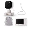 Image de Ecoute bebe Kinderkraft NITEEYE TRAVEL babyphone portable écran 43 sans Wi-Fi vision nocturne VOX audio bidirectionnel blanc