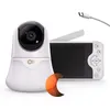 Image de Ecoute bebe Kinderkraft NITEEYE GLOW babyphone caméra Full HD 1080p écran 5 pouces sans Wi-Fi VOX audio bidirectionnel blanc