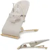 Image de Transat Bébé Kinderkraft MIMI pliable réglable 3 positions avec arche de jeux balancement naturel Beige
