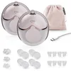 Image de Tire-lait Portable Double Kinderkraft MAMAFLOW DOUBLE 2 Coques Mains Libres Mémoire Réglages Batterie Longue Durée Rose