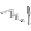 Image de Mélangeur de bain 4-trous parma couleur: chrome