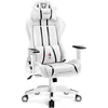 Image de Diablo X-One 2.0 Chaise Gaming Fauteuil de Gamer de Bureau Accoudoirs 1D Skaï Oreiller Cousin Lombaire (Blanc-Noir L)