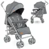 Image de Poussette bébé canne compacte LIONELO Irma - De 6 à 36 mois - Moustiquaire incluse - Gris