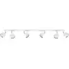 Image de Plafonnier oculare 6l blanc acier moderne 16x118x10cm SL.0442