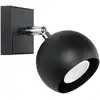 Image de Applique Acier Noir Gu10 1 Oculare