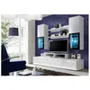 Image de Ensemble meuble TV mural - MINI - 200 cm x 190 cm x 45 cm - Blanc
