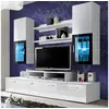 Image de Meuble tv mural design mini 200cm blanc